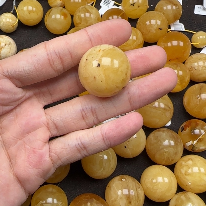 泡***茶蜜蜡未镶嵌珠宝奇石天然分单28