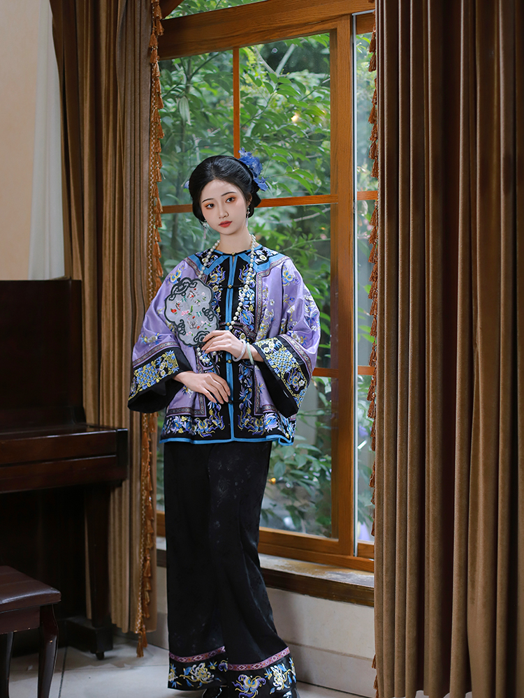 知衣传统服饰 衬裤新中式裤子 百搭清民女衬裤