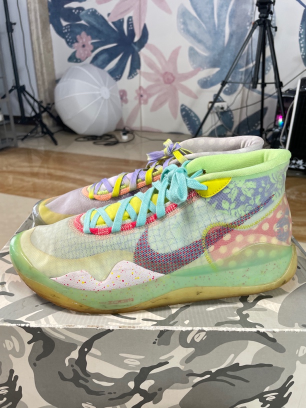 95新 maje 44码280/Zoom KD 12 杜兰特 减震回弹 篮球鞋