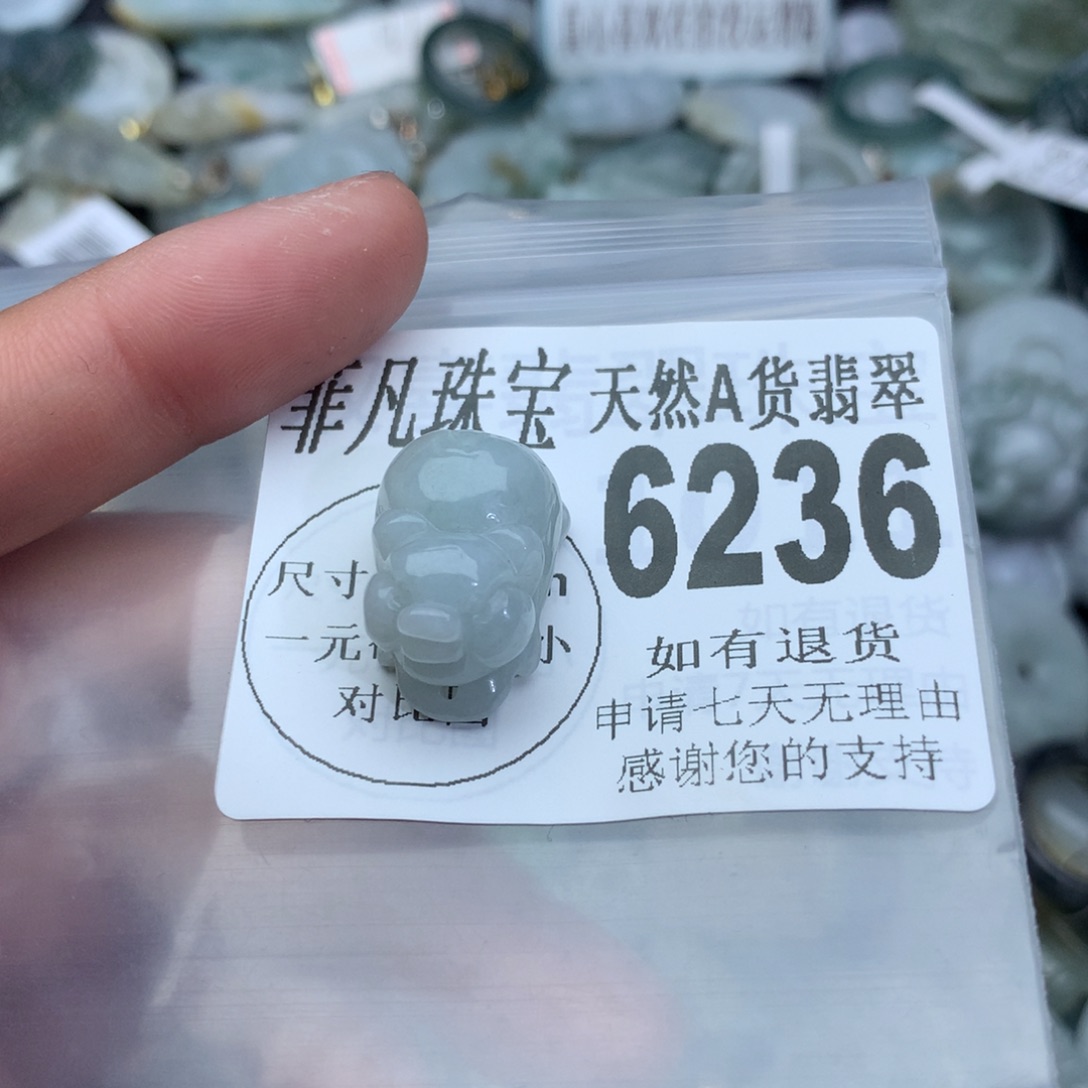 翡翠颈饰未镶嵌6236。