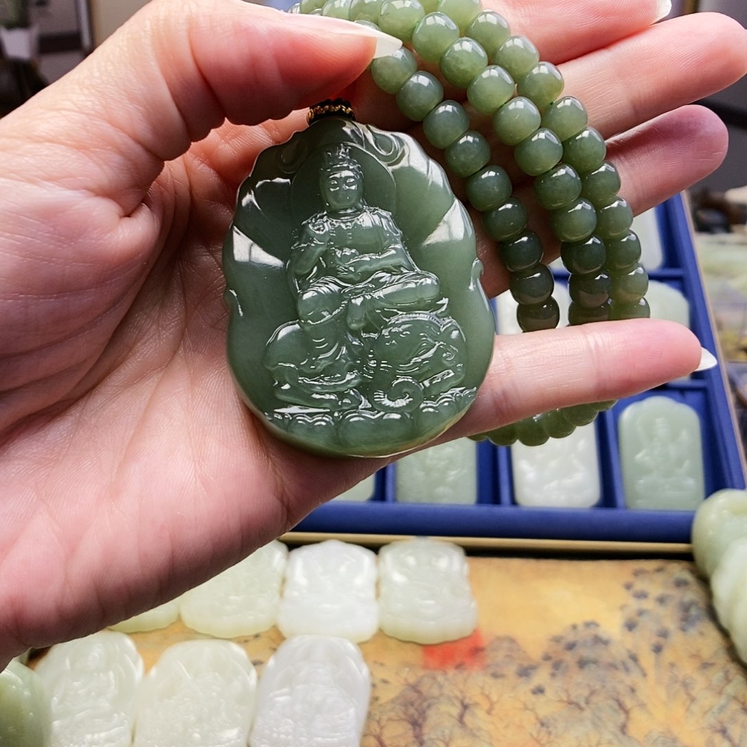 和田玉颈饰未镶嵌鸿*~