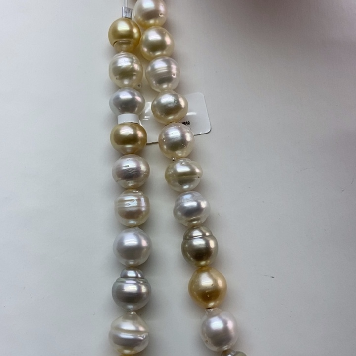 海水珍珠项链银S925镶嵌