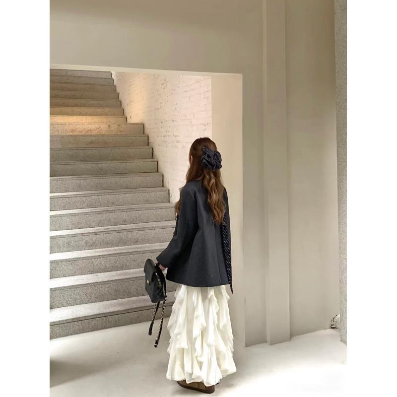 2025秋冬加厚小众女装时尚法式显瘦连衣裙860-890