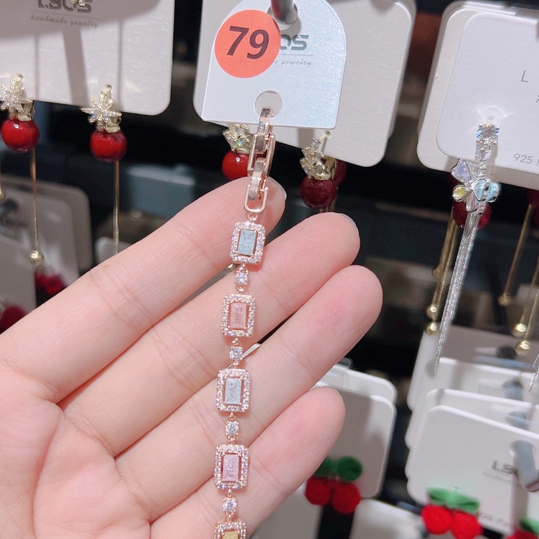 琉璃铁合金合金耳环的