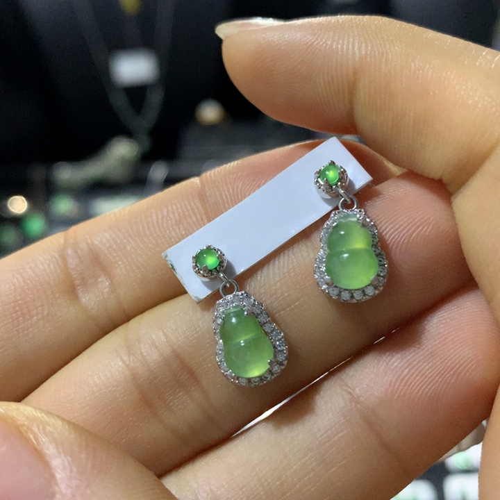 翡翠银S925镶嵌戒指