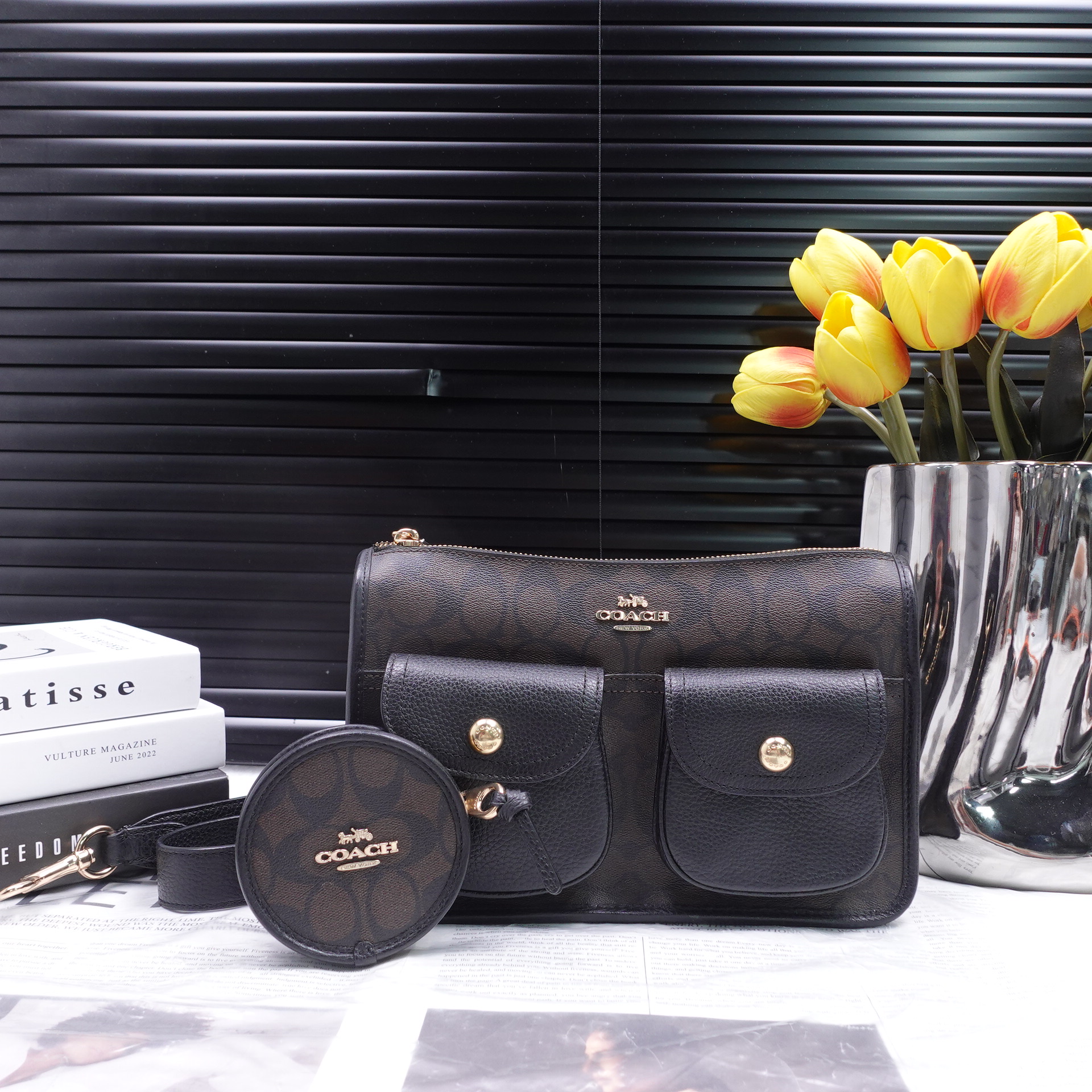 95新 COACH/蔻驰 单肩包/T10331478