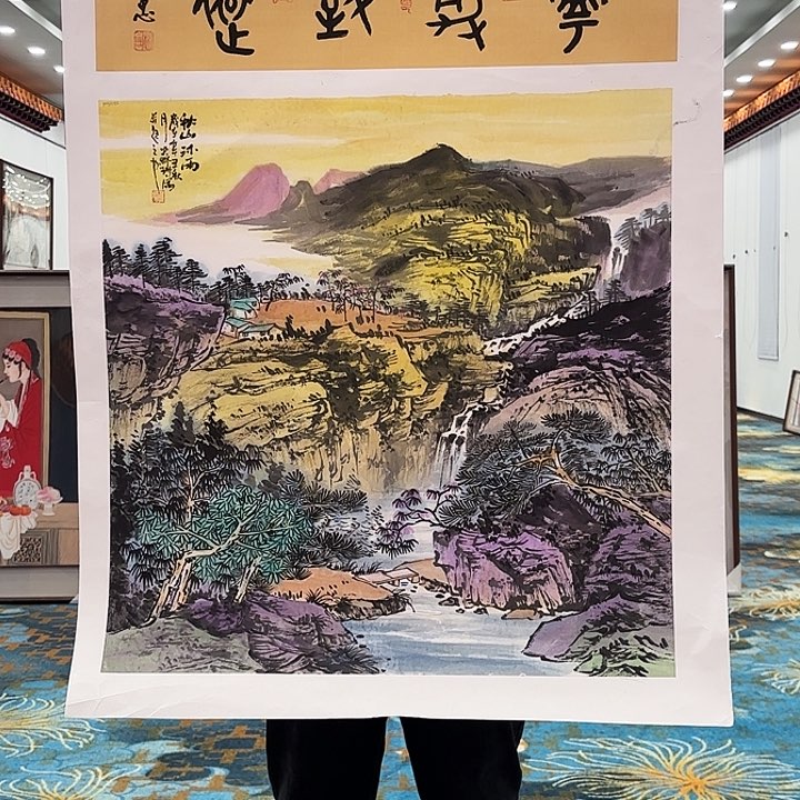 国画苏珊老师展览原作
