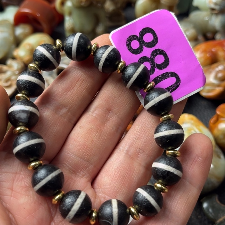 玛瑙/玉髓颈饰合金