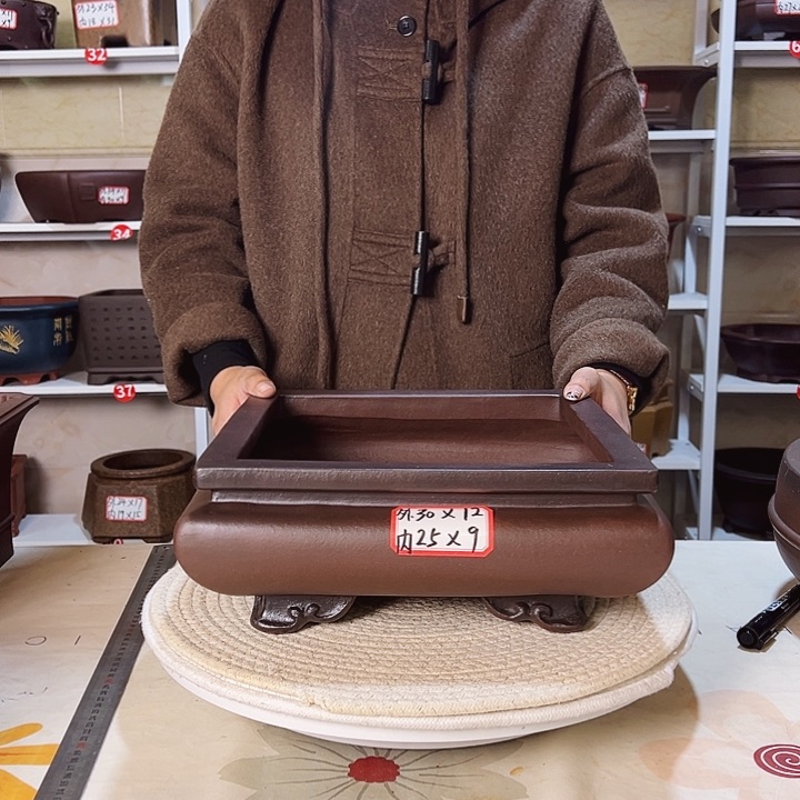 紫砂花盆紫砂花盆