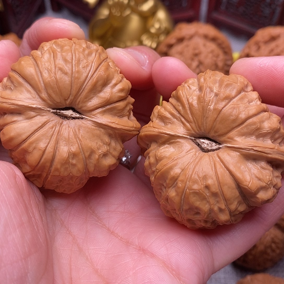 文玩核桃把件毕业绝配天花板南瓜46尺