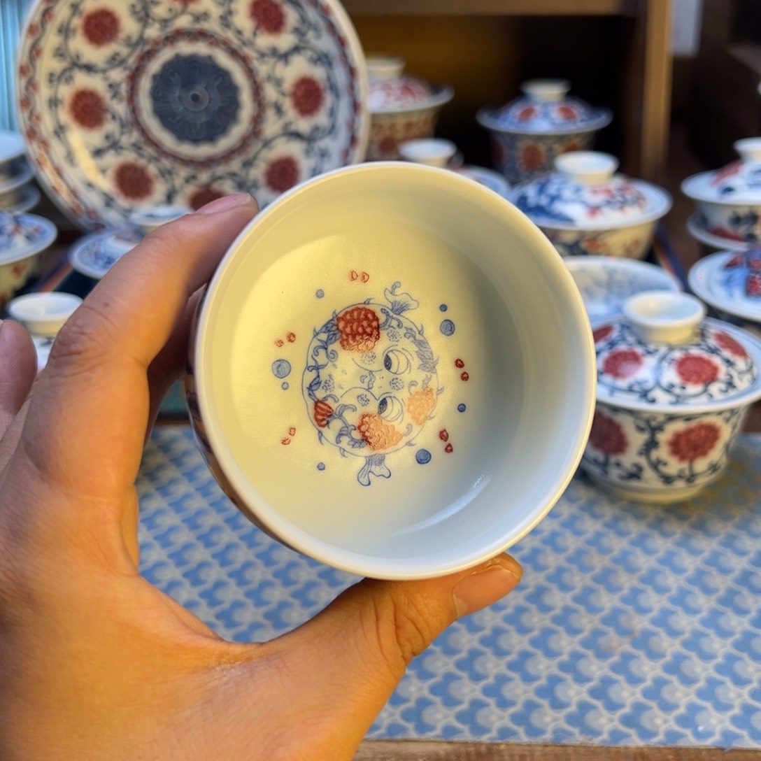 盖碗景德镇茶器百宝箱