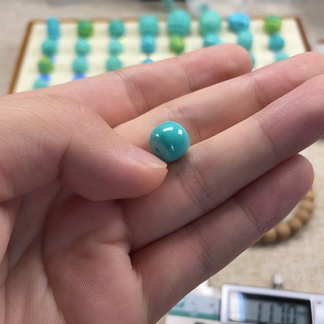 原生态湖北松配饰，直径10