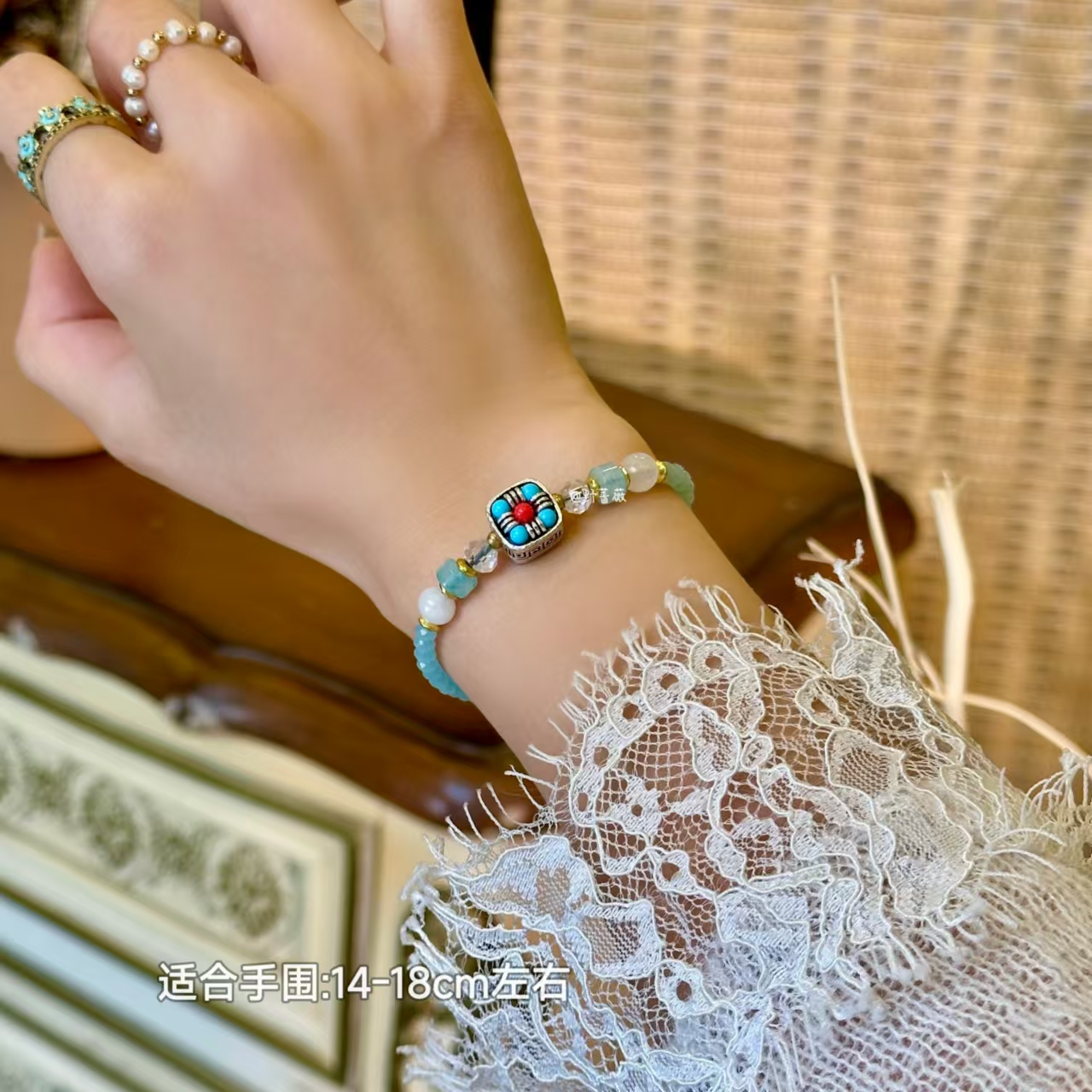 【小方糖】原创手工手作小众百搭民族布艺编绳手链新中式