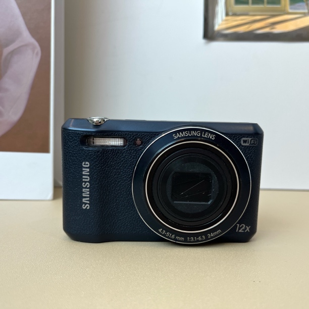 9新 Samsung/三星 wb35f深蓝色 1600万像素12倍变焦 人像光感亮白