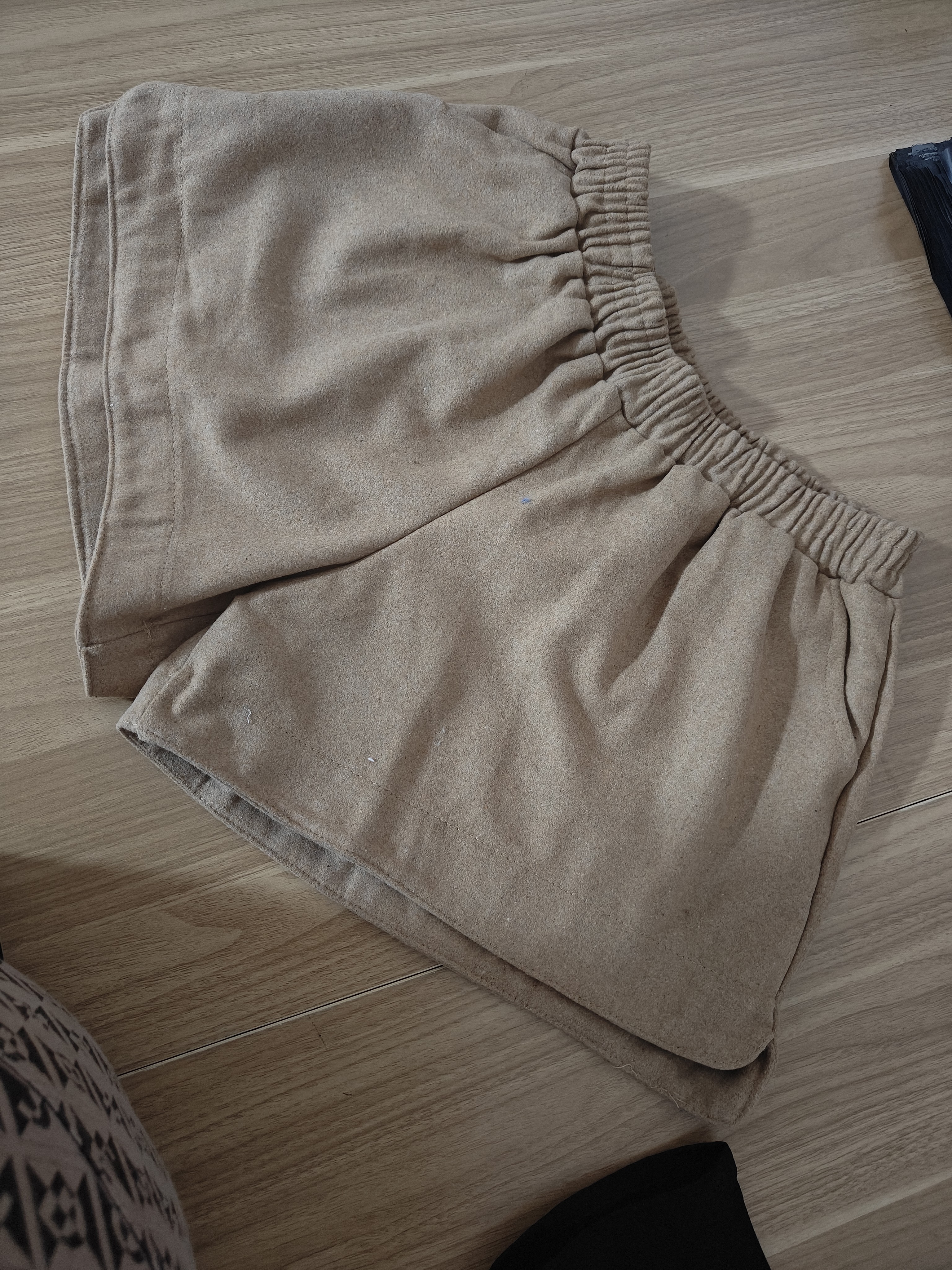 52毛呢阔腿短裤（140斤）默认微瑕无运费险