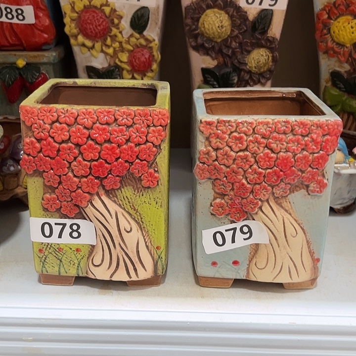 紫砂花盆粗陶材质多肉花盆