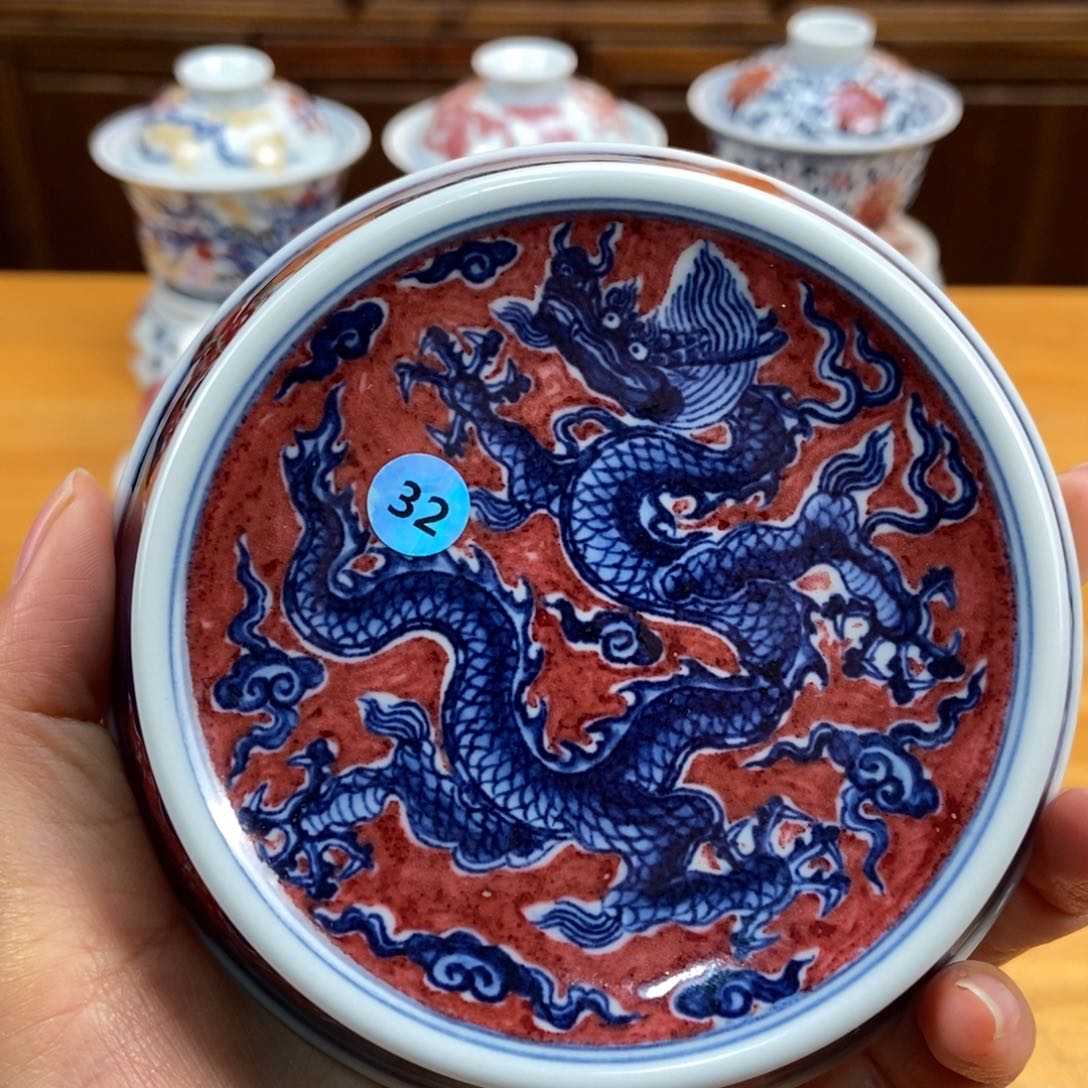手绘现代茶具非古董爱****里