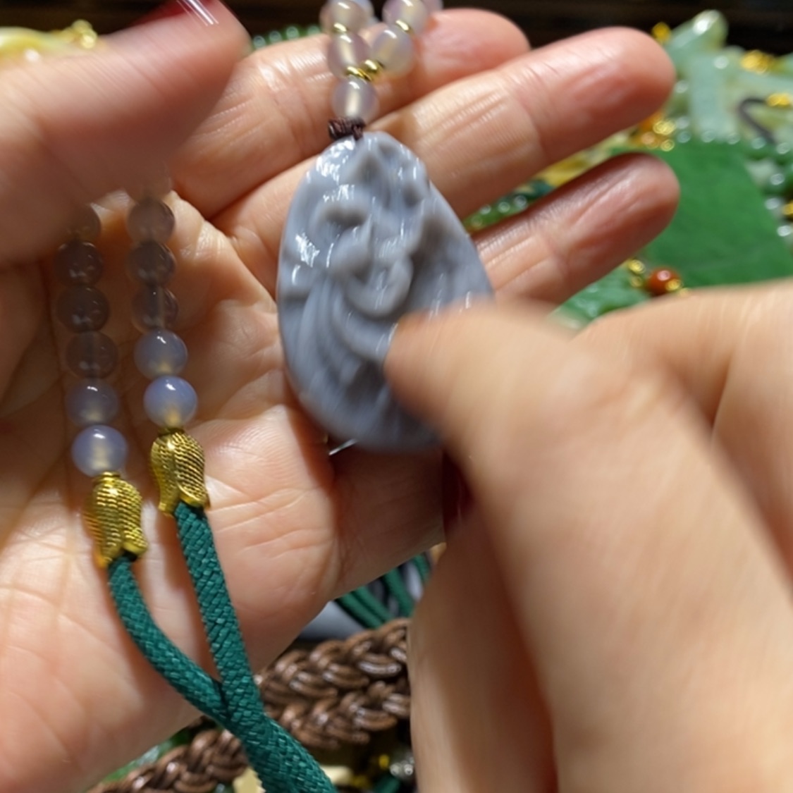 【闪购商品】和田玉毛衣链未镶嵌