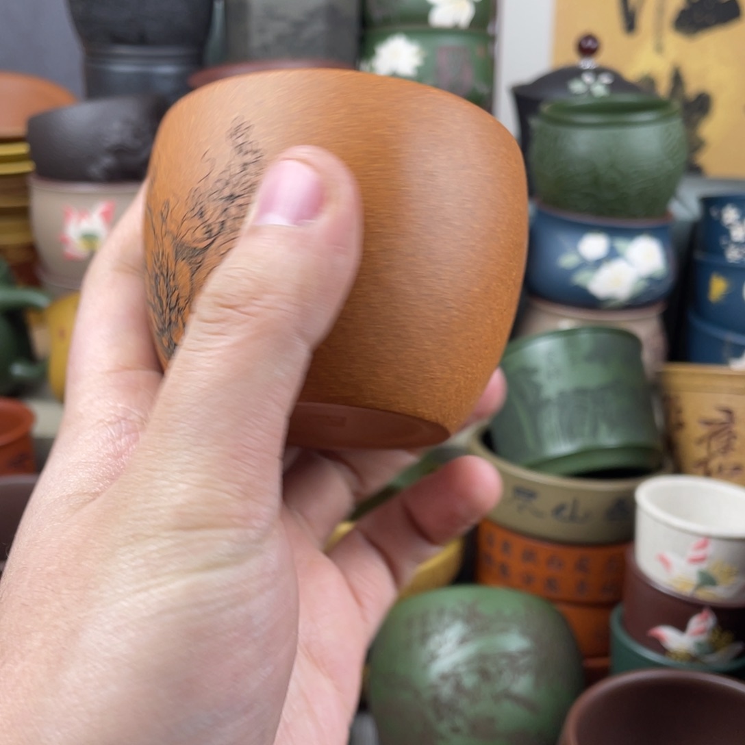 紫砂茶杯紫砂茶杯