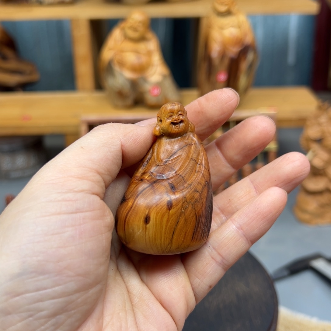 柏木崖柏木摆件手把件，49