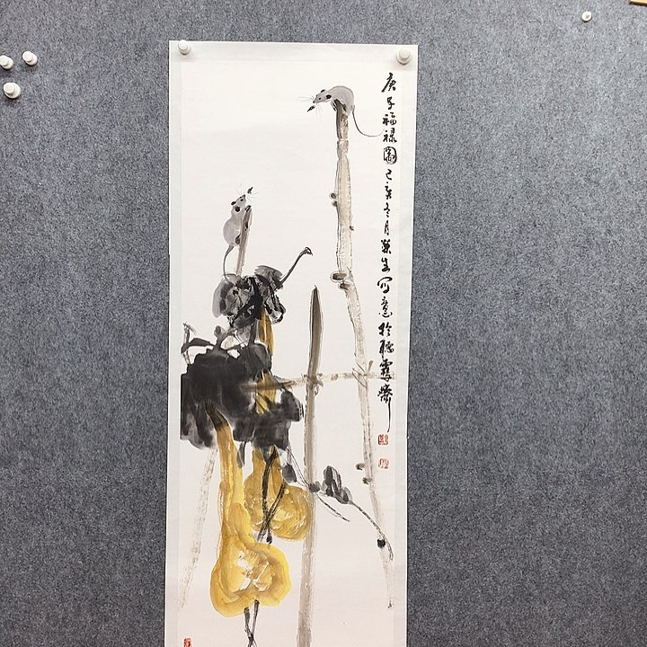 纸本手绘国画作品定制