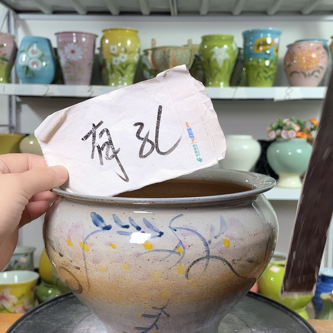 景德镇陶瓷花盆花器暇258