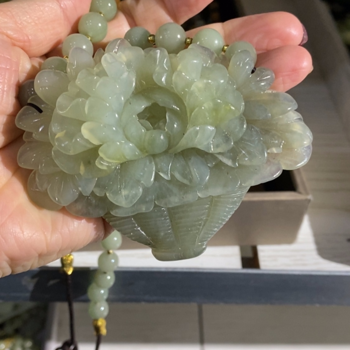 【闪购商品】岫玉毛衣链未镶嵌