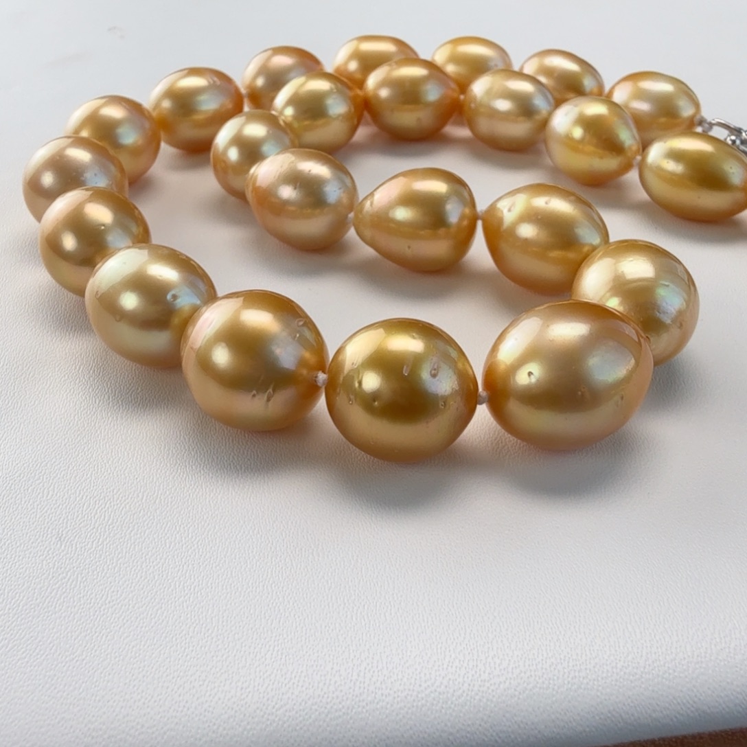 颈饰银S925镶嵌海水珍珠12-14.7