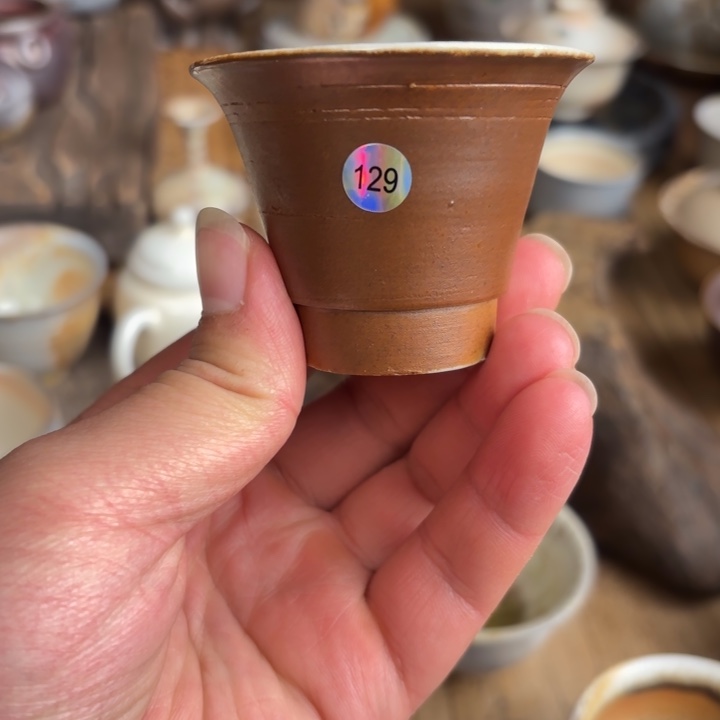 杯【瓷与故事】129#柴烧主人杯