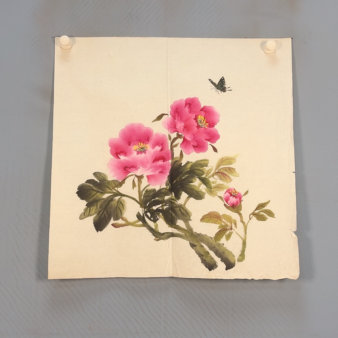 国画221 牡丹一如你初来