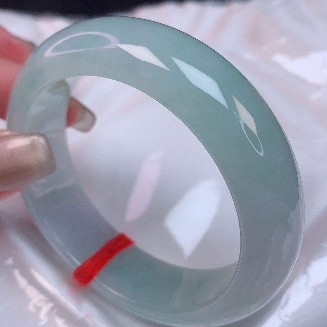 翡翠手镯未镶嵌55 翡翠手锣