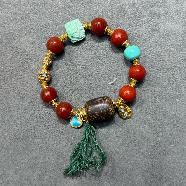 南红配饰手串12mm-3109