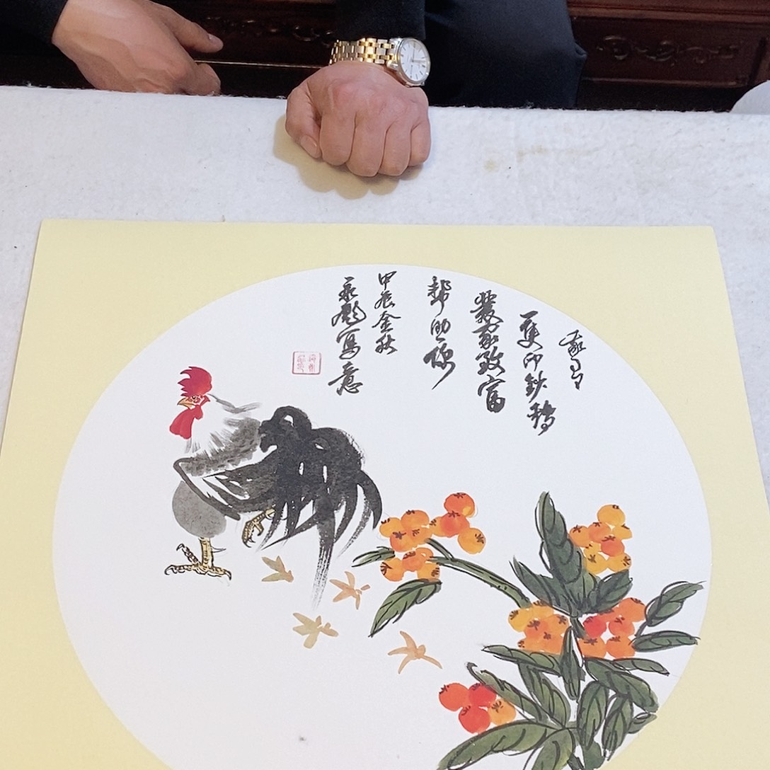 国画赵永彪手绘写意画