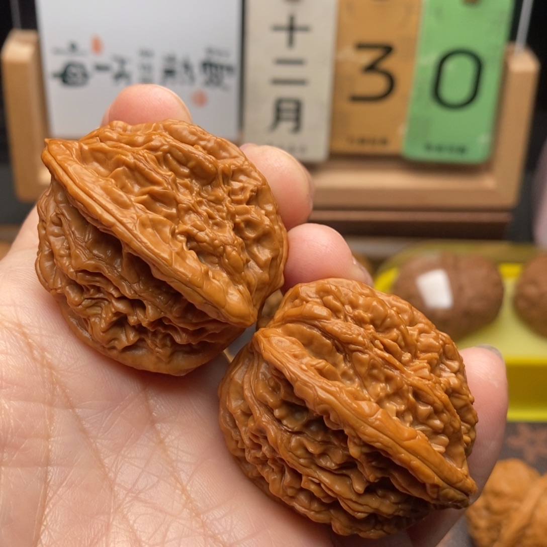 把件文玩核桃虎头42.5