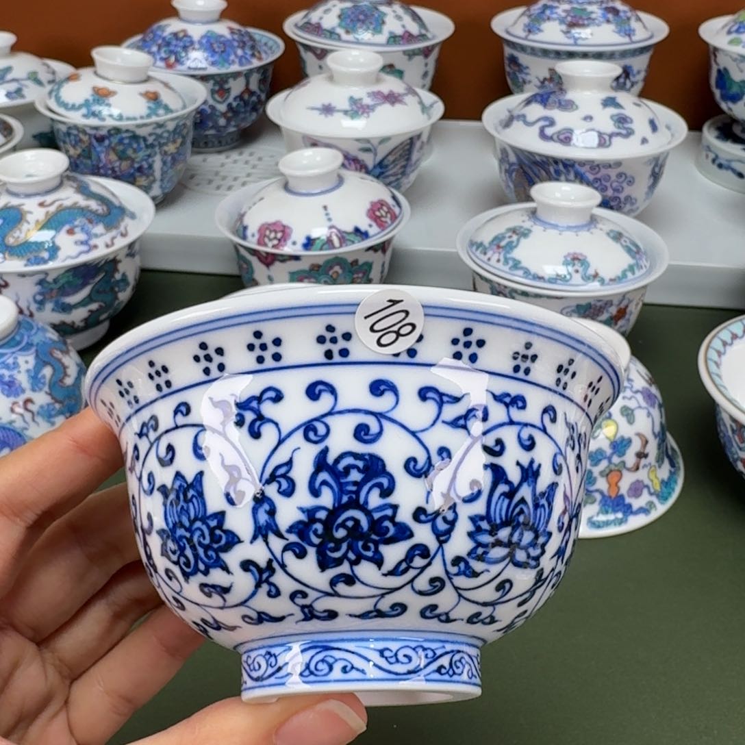 沙沙手工手绘茶具108