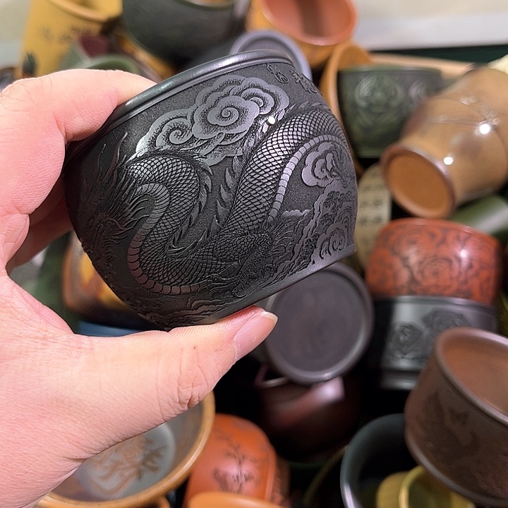 茶杯紫砂全手工紫砂主任杯