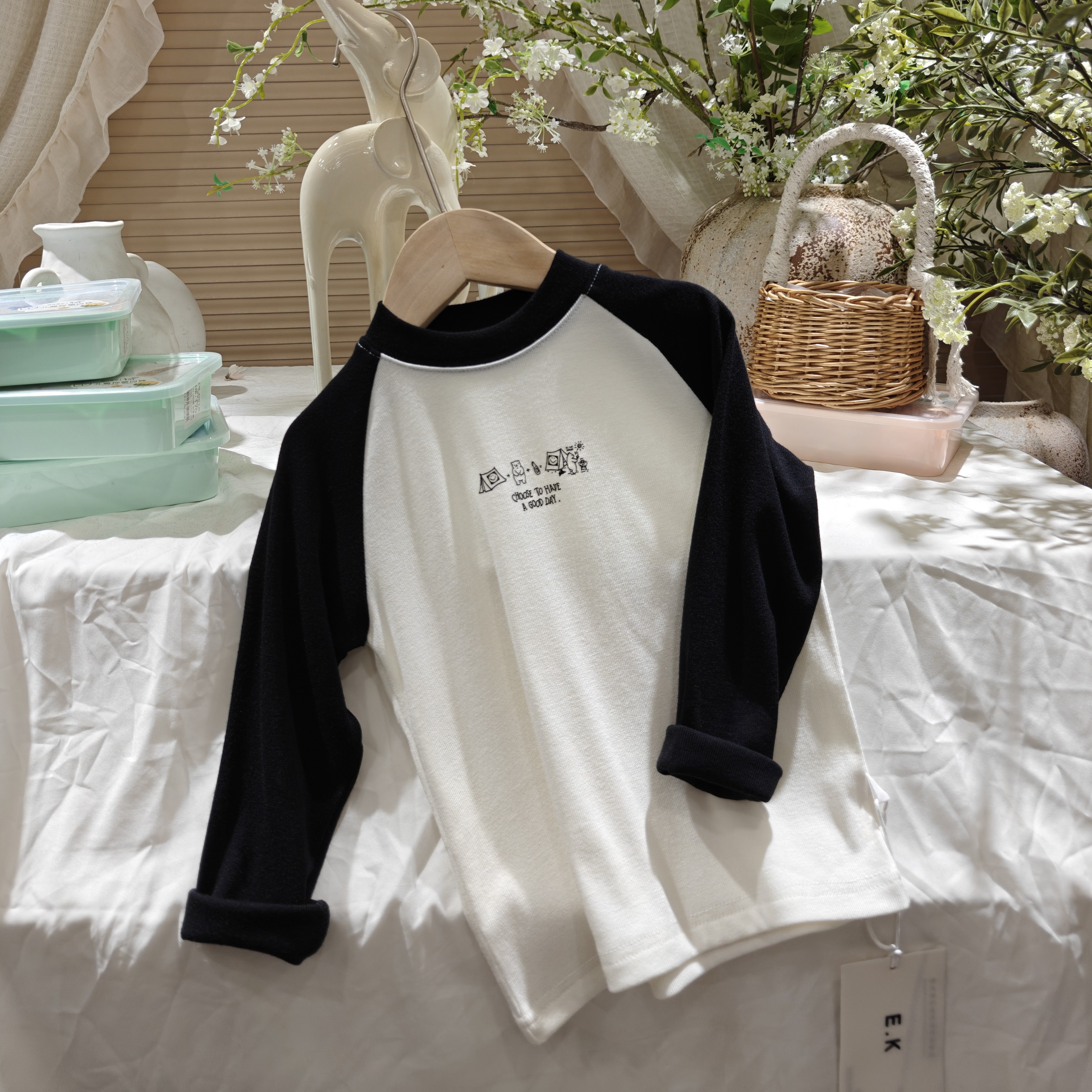 6B28。93005秋冬款打底衫280克T恤童装