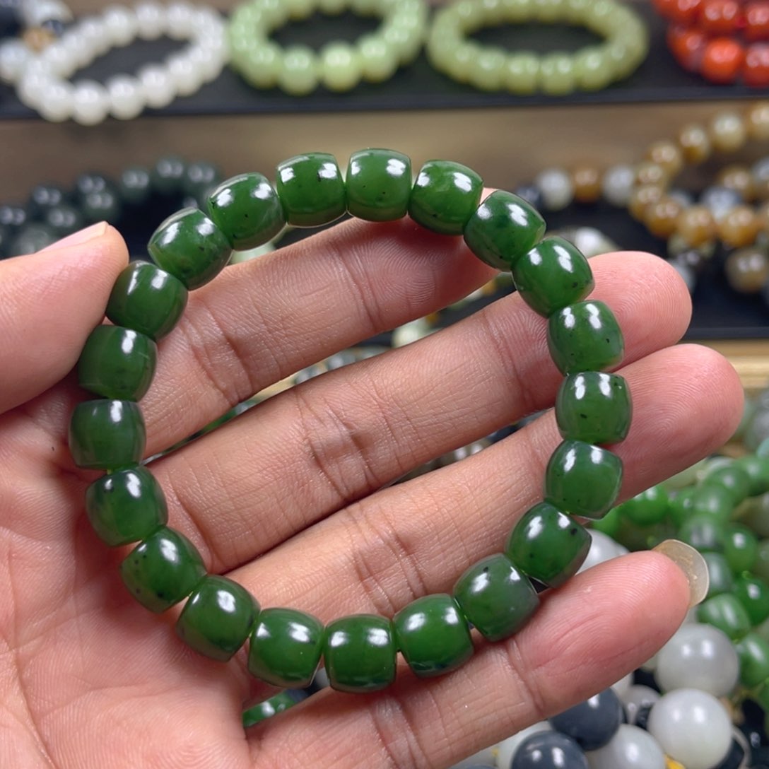 和田玉手串未镶嵌用****0