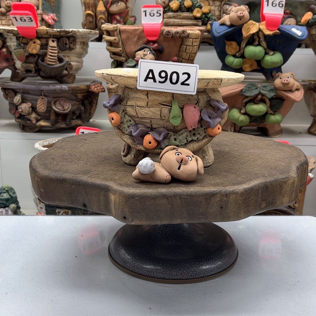 红陶花盆902粗陶