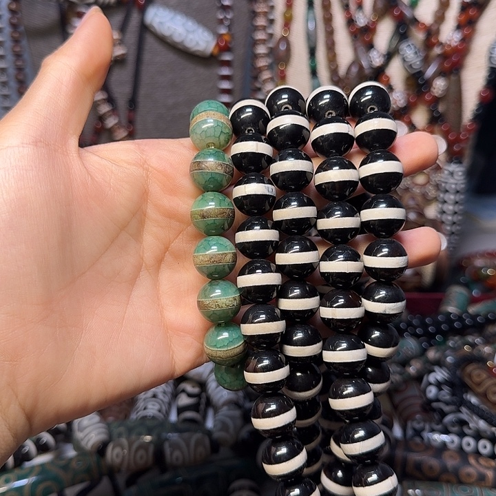 双***️玛瑙/玉髓未镶嵌颈饰