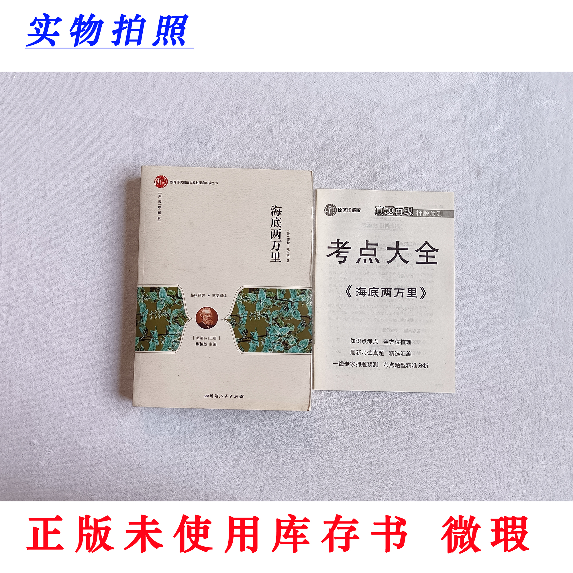 【正版未使用 微瑕】海底两万里 原著珍藏版 统编教材配套 含手册