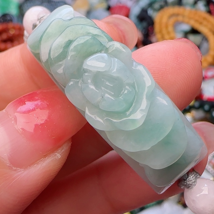 翡翠颈饰未镶嵌天然A货95