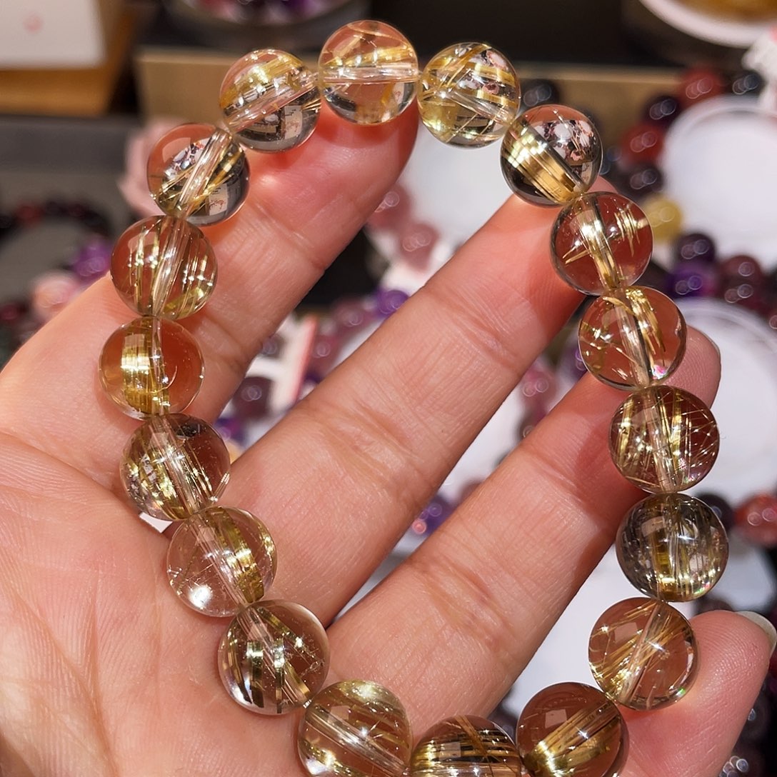 未镶嵌水晶手链钛晶11