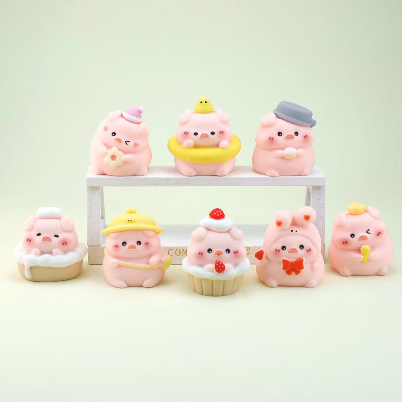  【瑶瑶专属】福福看口令树脂萌粒盲盒摆件