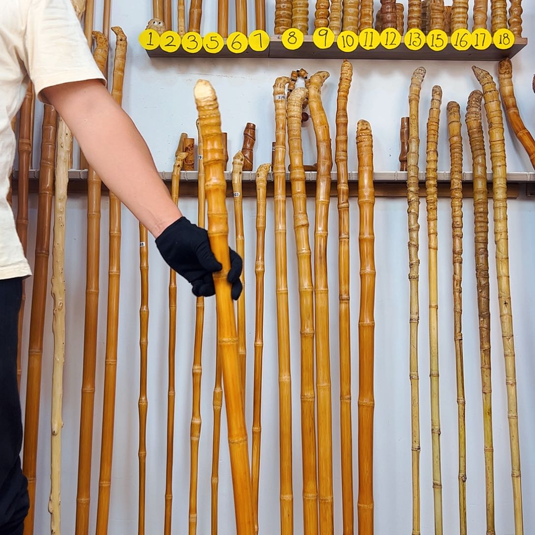 2509玉竹杖登山杖手持拐棍
