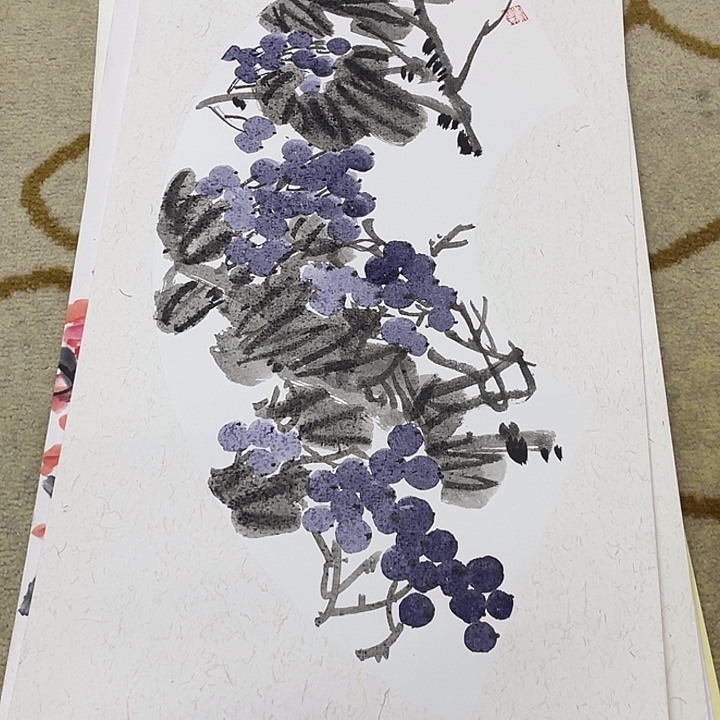 国画33-66卡纸作品艺