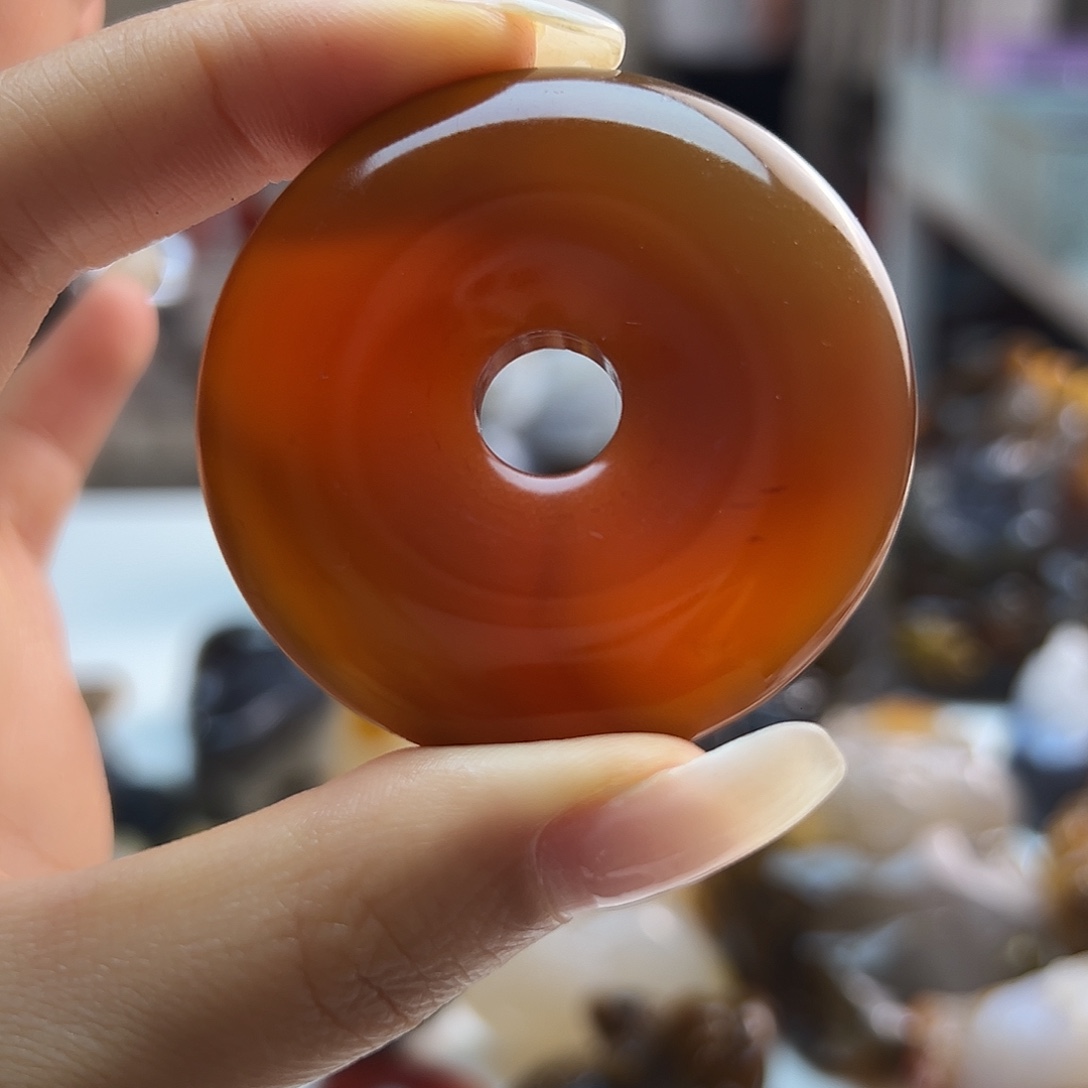 玛瑙/玉髓未镶嵌吊坠(不含链)