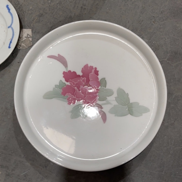 醴陵高温瓷釉下手绘20厘米