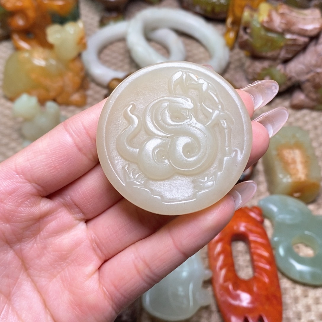 白玉菩提吊坠白玉菩提白玉菩提摆件