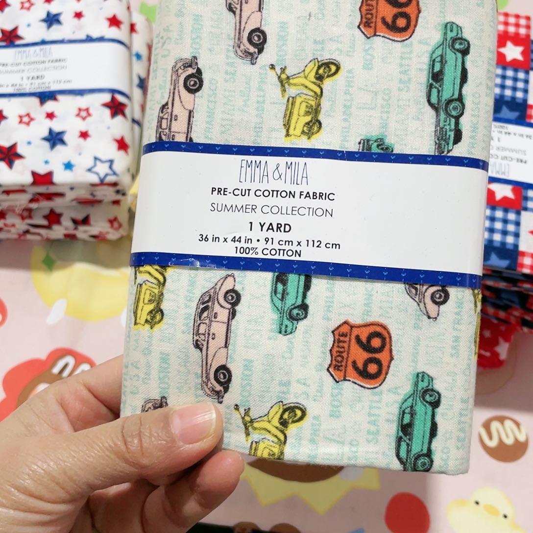 一码纯棉平布果子布艺小块